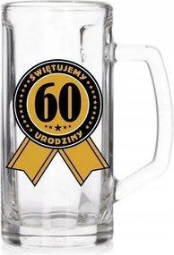 Üvegpohár 0,5L 60. Születésnapját Ünnepeljük
