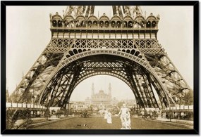 Poszterek keretben 60x40 Régi kép az Eiffel-toronyról