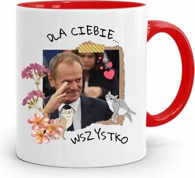 Bögre Piros Donald Tusk Po Platform Ajándék