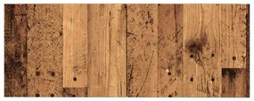 2 db antik fa színű falra szerelhető TV-szekrény 80 x 30 x 30cm