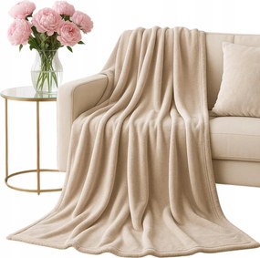 Solo mikroszálas ágytakaró 250x300 világos bézs XXL