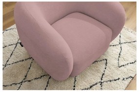 Világos rózsaszín fotel Celine – Bobochic Paris