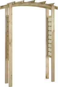 vidaXL fa rácsos boltív 150 x 60 x 210 cm