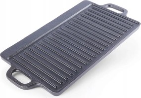 Öntöttvas Grill Főzőlap Kétoldalas Serpenyő