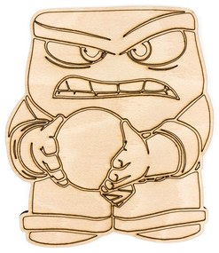 Vidám Fal Fából készült színezhető figurák Agymanók