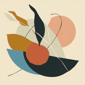 Poszter 30x30cm Organikus forma