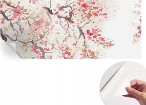 Dekoratív Öntapadós Tapéta Divatos Minták Virágzó ágak 250x104 cm