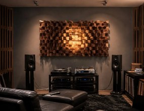 Akusztikai diffúzor falpanel (70x140x7 cm) – Dizájnpanel - 140x70x7cm