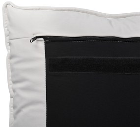 Törtfehér bársony ágyneműtartós franciaágy 160 x 200 cm BAJONNA Beliani