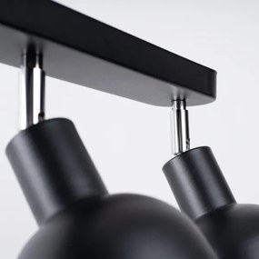 Sollux SL.1318 - Spotlámpa ELBA 3xE27/15W/230V fekete