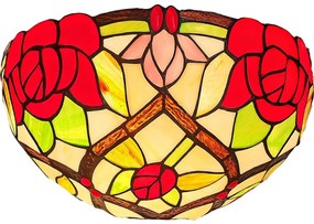 Brilagi - Tiffany vitrázs fali lámpa GARLAN 1xE14/40W/230V