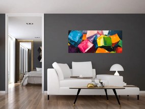 Kép - Színes kockák (120x50 cm)