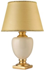 ONLI ONLI - Asztali lámpa MOZART 1xE27/22W/230V bézs/arany 75 cm OL0007
