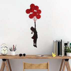 Banksy moha faldekoráció - 11-1