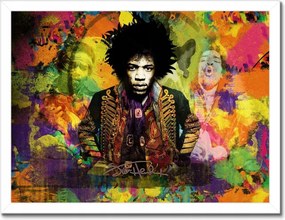 Poszterek keretben 40x30 Jimmy Hendrix