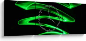 Kép - neonhullámok (órával) (90x30 cm)