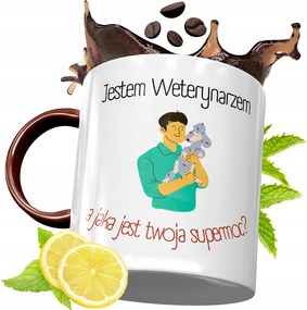 Bordó Bögre Állatorvosnak Születésnapi Ajándék fényképes nyomtatással