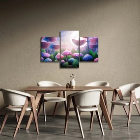 Kép - Gomba teliholdkor, grafika (90x60 cm)