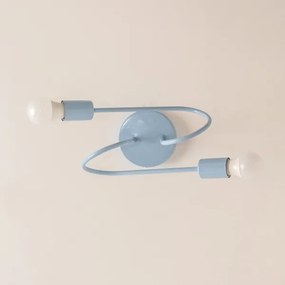 OXFORD felületre szerelt csillár 2xE27/15W/230V kék