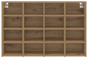 Cipősszekrény polcokkal kézműves tölgy 103 x 30 x 67 cm Faanyag