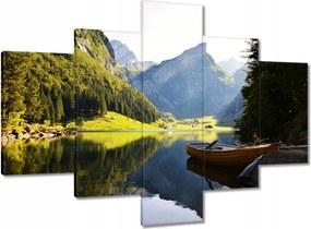 Vászonkép 100x70 Hegyi tó