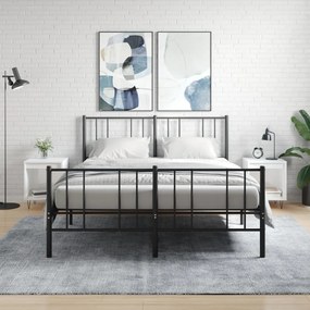 2 db magasfényű fehér szerelt fa éjjeliszekrény 40x35x50 cm