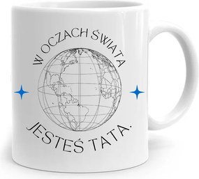 Apák Napi Bögre Apáknak A Világ Szemében fényképes nyomtatással