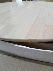 Akciós NELSON étkezőasztal méz tölgy dekorasztallappal 90x90 II. osztály