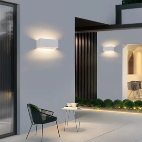 Brilagi - LED kültéri fali lámpatest DONNANI LED/7W/230V 20 cm fehér IP44