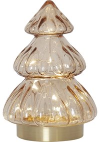 Narancssárga fénydekoráció karácsonyi mintával ø 12 cm Abete – Star Trading