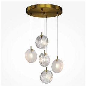 Maytoni MOD254PL-05BS - Csillár zsinóron FROZEN 5xG4/28W/230V réz