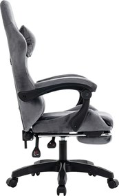 Irodai/gamer szék, szürke, LOPES