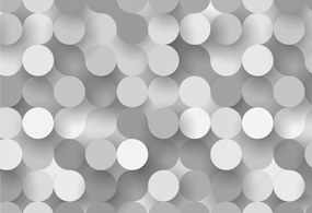 Fotótapéta Dekoratív Fali Tapéta Képekkel Szürke körök 152x104