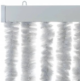 szürke zsenília rovarfüggöny 90x200 cm