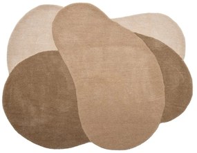 Barna gyapjú szőnyeg 110x140 cm Denton – Bloomingville