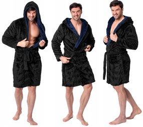fürdőköpeny Jordan Black Navy  Men M