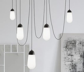Függeszték Fekete BLAKY NOVA LUCE 9092826