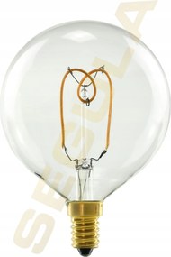 Segula 50658 Led gömblámpa, 80 átlátszó, E14, 3,2 W (20 W) 190 Lm, 2200 K