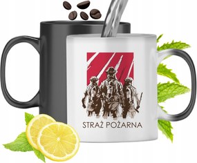 Mágikus Bögre Tűzoltóknak Színváltós Nyomtatott Fényképpel
