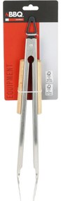 BBQ fogó rozsdamentes acél, 37 cm