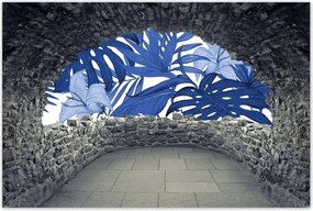 Poszterek 120x80 Classic Blue Monstera