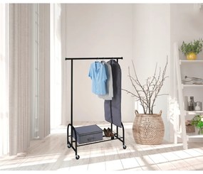 Profi fekete fém ruhatartó - Wenko