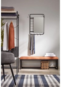 Storn fekete fém ruhásszekrény, 120x182 cm - Kave Home