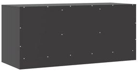 fekete acél TV-szekrény 99 x 39 x 44 cm