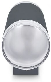 Brilagi - Kültéri fali lámpa MATERA 2xGU10/30W/230V antracit IP54