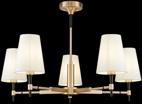 Maytoni klasszikus csillár zaragoza fehér sárgaréz myh001cl-05bs