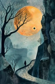 Poszter 53x81cm Az út rejtélye cél nélkül