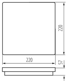 Kanlux 38787 - LED Kültéri lámpa BENO LED/12/18W/230V 3000/3500/4000K IP65 antracit