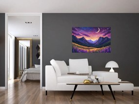 Kép - Lila táj (90x60 cm)
