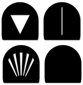 Nordlux - LED kültéri fali lámpa CANTO 2xLED/6W/230V IP44 fekete